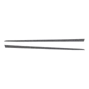 1997-2004 Corvette Hood Stripe Decals - Gloss Metallic Pearl Black - Solid Stripes - CA-75635-Corvette-Store-Online