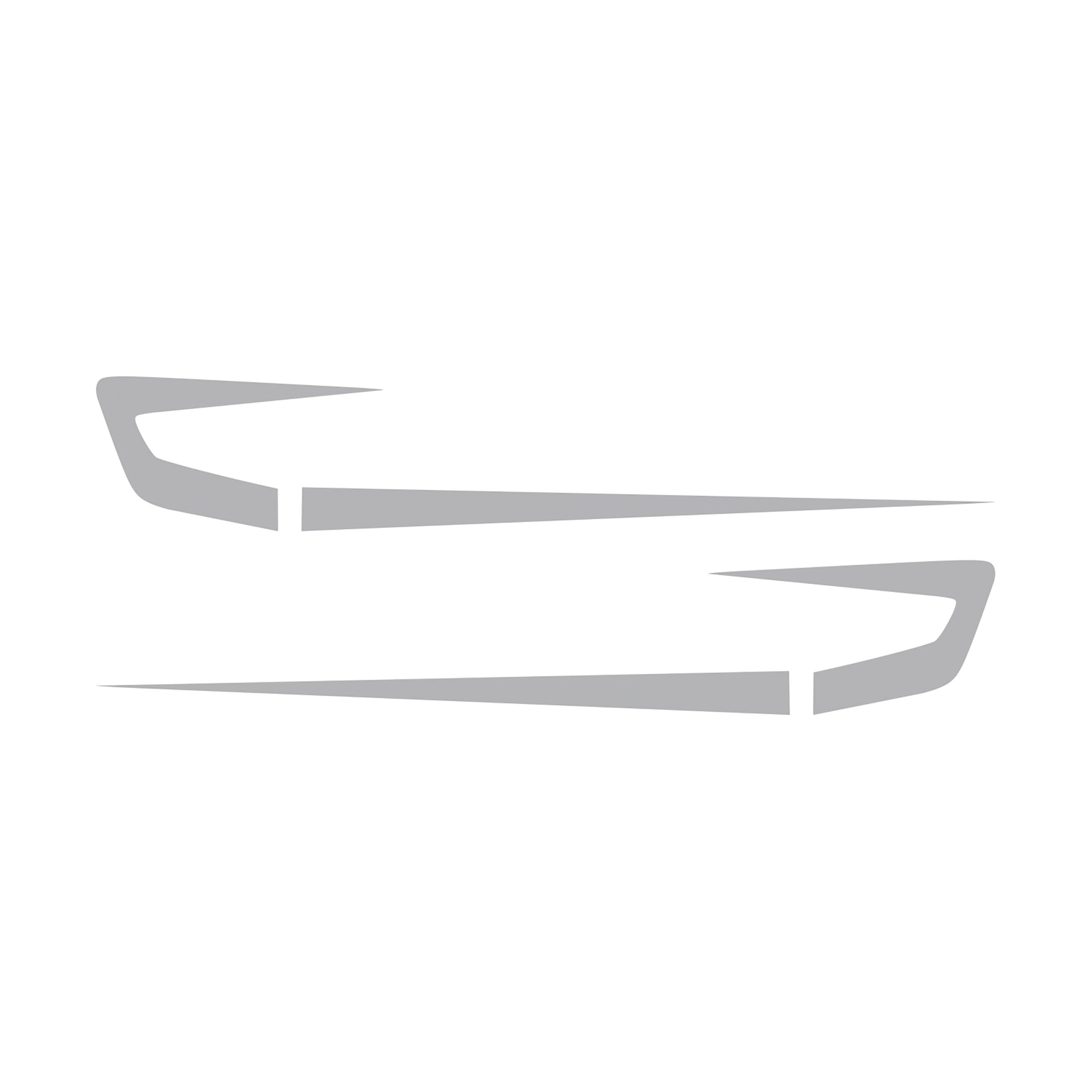 1997-2004 Corvette Fender Cove Shadow Graphics Kit - Gloss Gray - CA-75644-Corvette-Store-Online