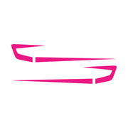 1997-2004 Corvette Fender Cove Shadow Graphics Kit - Gloss Pink - CA-75649-Corvette-Store-Online