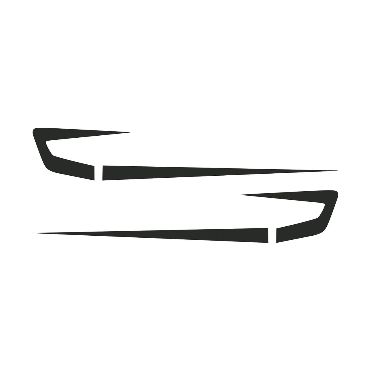 1997-2004 Corvette Fender Cove Shadow Graphics Kit - Matte Dark Gray - CA-75652-Corvette-Store-Online