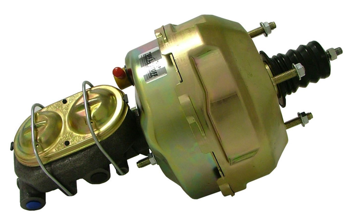 1968-1982 Corvette Booster/Master Combo-1125 inch Bore-327/350/427/454/305 Gold Zinc - CA-75784-Corvette-Store-Online