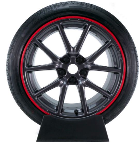 1953-2023 Corvette Rim Guard Wheel Trim Kit - Red - CA-76058-Corvette-Store-Online