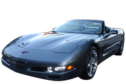 1997-2004 Corvette SUPERBRIGHT SWITCHBACK LED WHT/AMB DRL W/RES, PARKING LEDs & CLR/AMB/BLK HOUSING - CA-76162-Corvette-Store-Online