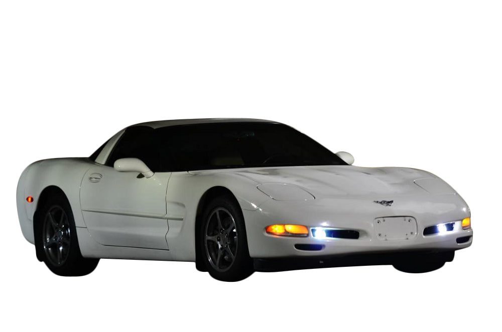 1997-2004 Corvette HID FOG LIGHT KIT WITH LOW BEAMS & 35W (FOG)/55W (LOW BEAM) BALLASTS - 8000K - CA-76182-Corvette-Store-Online
