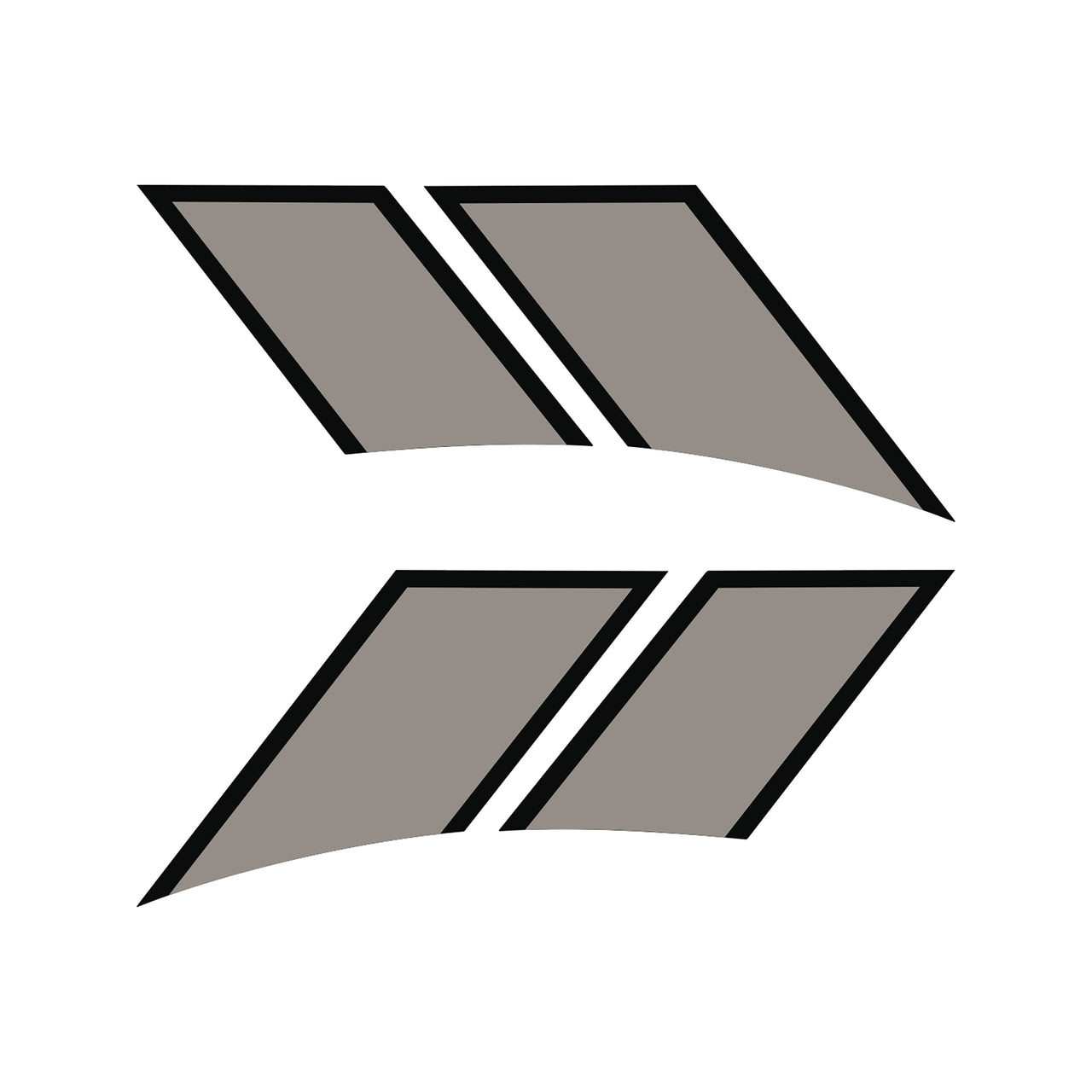 1997-2004 Corvette Two-Tone Fender Stripes - GS Inspired Yes Gloss Black Gloss Silver - CA-77875-Corvette-Store-Online
