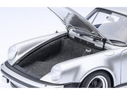 Porsche 911 Turbo 3.0 (930) Silver Metallic 1/18 Model Car