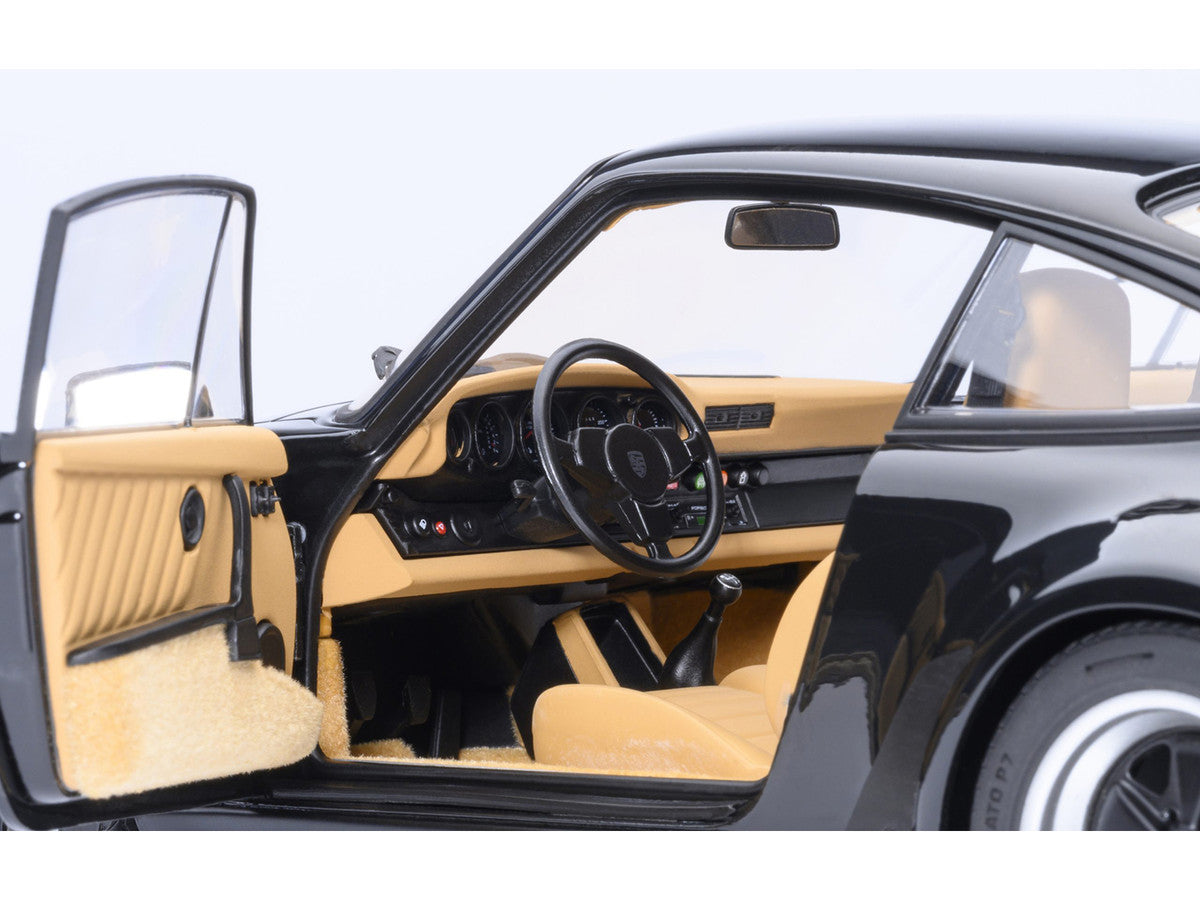 Porsche 911 Turbo 3.0 (930) Black 1/18 Model Car