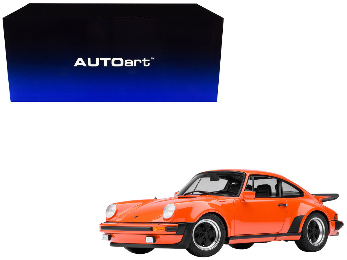 Porsche 911 Turbo 3.0 (930) Continental Orange 1/18 Model Car