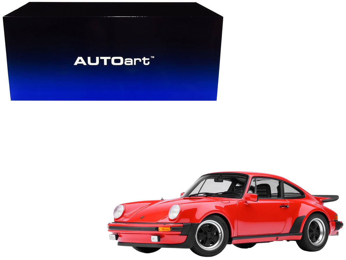 Porsche 911 Turbo 3.0 (930) Guards Red 1/18 Model Car