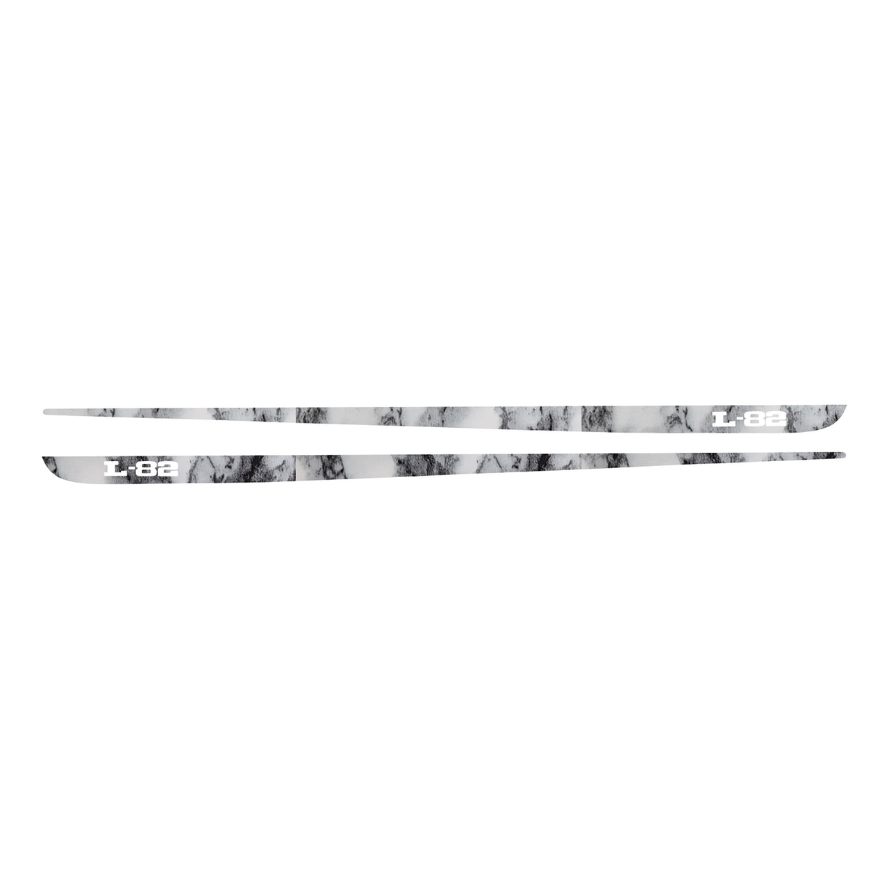 1968-1982 Corvette Hood Stripe Decals - Pair L-82 Veined Marble - CA-78344-Corvette-Store-Online