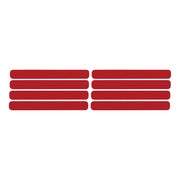 1991-1994 Corvette Side Vent Louver Decals - 8 Pieces Matte Red - CA-78854-Corvette-Store-Online