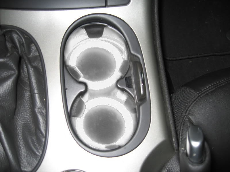 1997-2004 Corvette LED Cup Holder Accent Ring - White W/O Switch - CA-79344-Corvette-Store-Online
