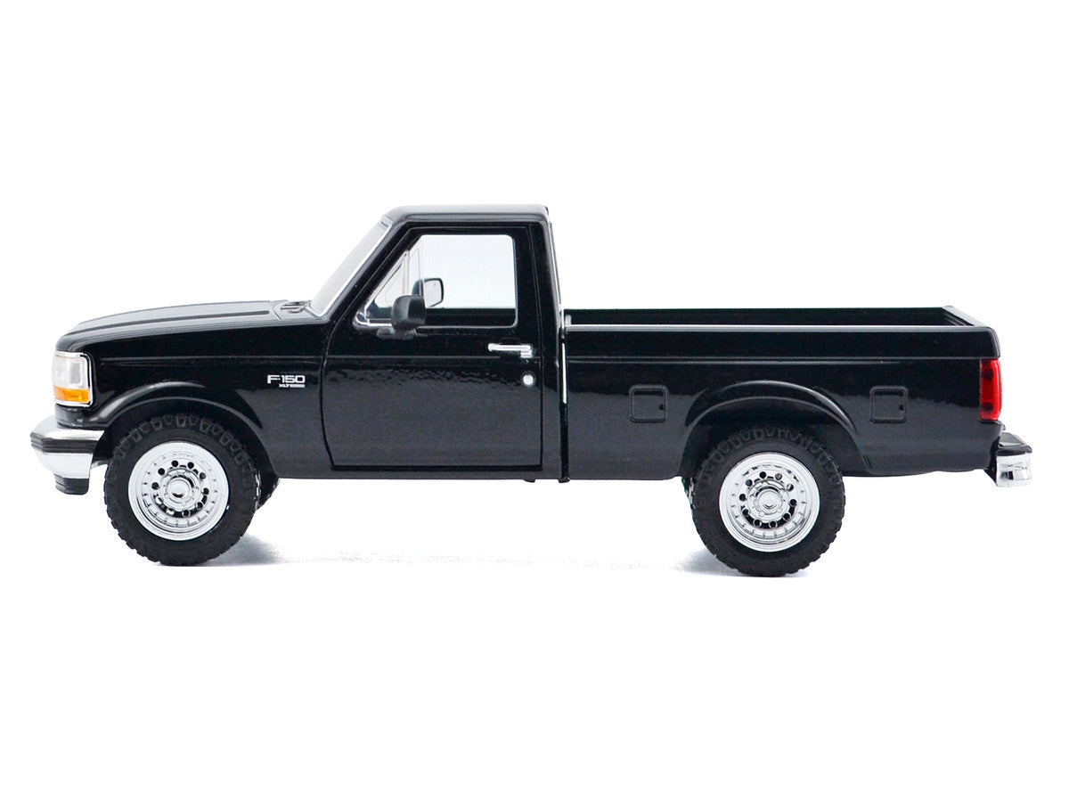 1993 Ford F-150 XLT Pickup Truck Black "Timeless Legends" Series 1/24 Diecast Model Car