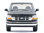 1993 Ford F-150 XLT Pickup Truck Black "Timeless Legends" Series 1/24 Diecast Model Car
