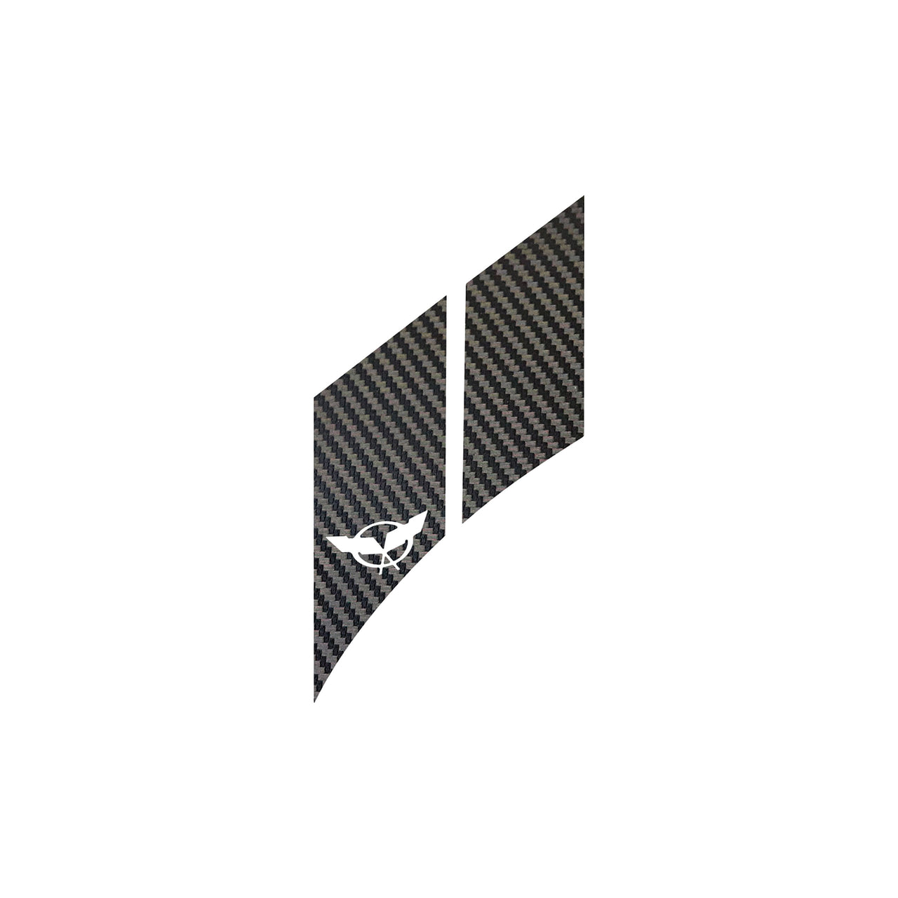 1997-2004 Corvette GS Hash Marks W/ Cutout Psngr Black Carbon Fiber C5 - Crossed Flags - CA-79491-Corvette-Store-Online
