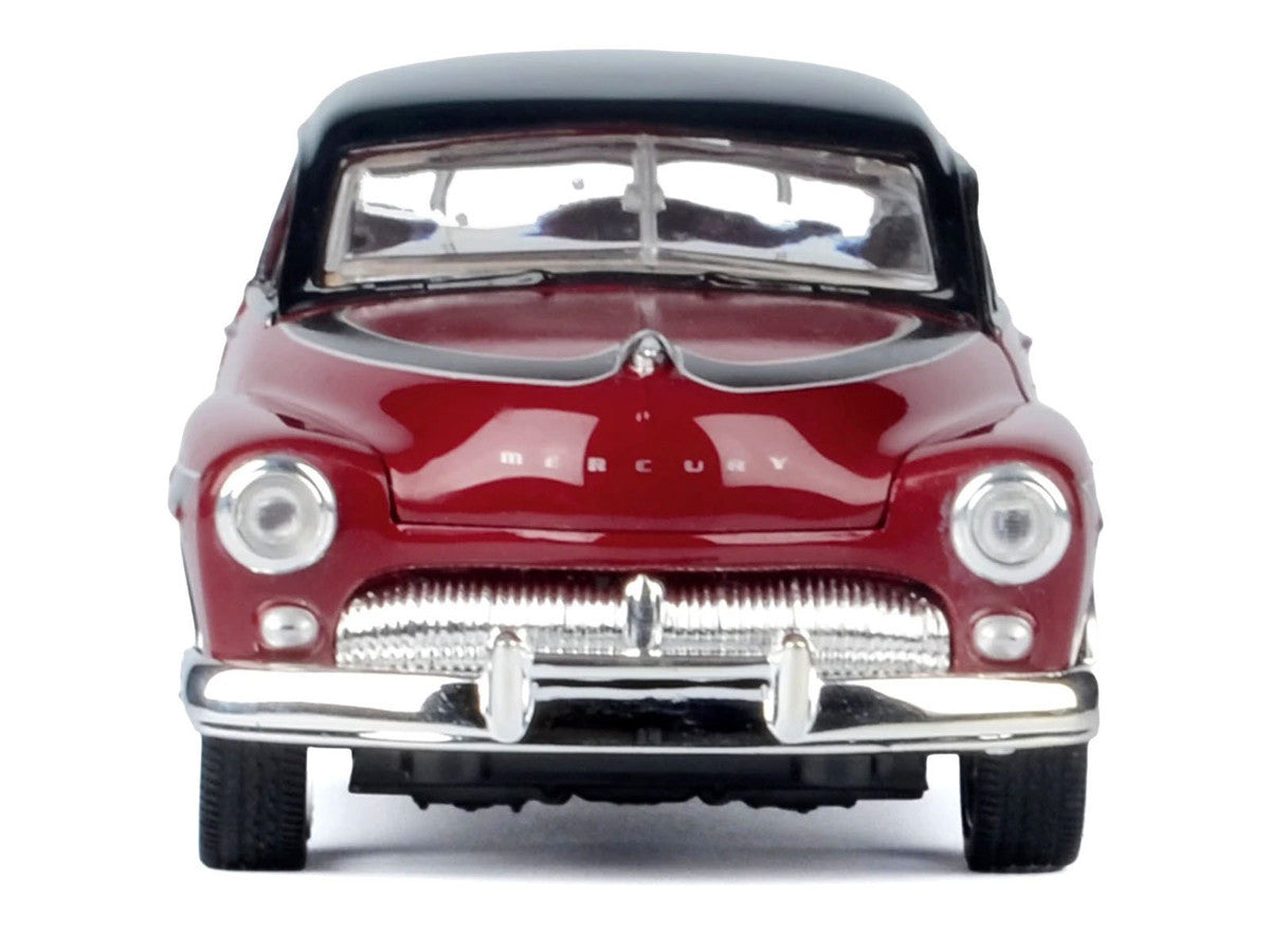 1949 Mercury Coupe Red Metallic with Black Top and Gray Graphics "Kult Klassics" Series 1/24 Diecast Model Car