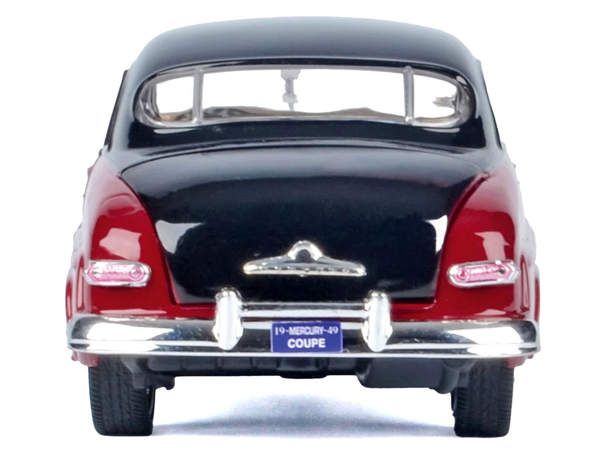 1949 Mercury Coupe Red Metallic with Black Top and Gray Graphics "Kult Klassics" Series 1/24 Diecast Model Car