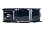 1957 Chevrolet Bel Air Black with Blue Flame Graphics "Kult Klassics" Series 1/24 Diecast Model Car