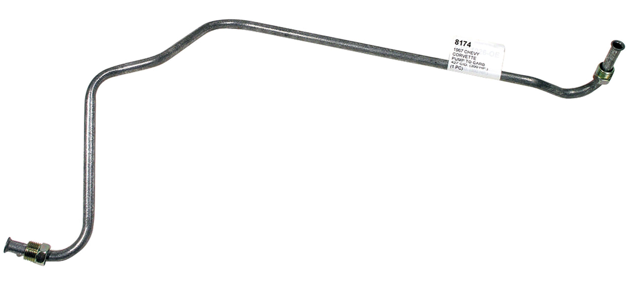 1967-1967 Corvette Gas Line Pump To Carburetor 390HP - CA-8174-Corvette-Store-Online