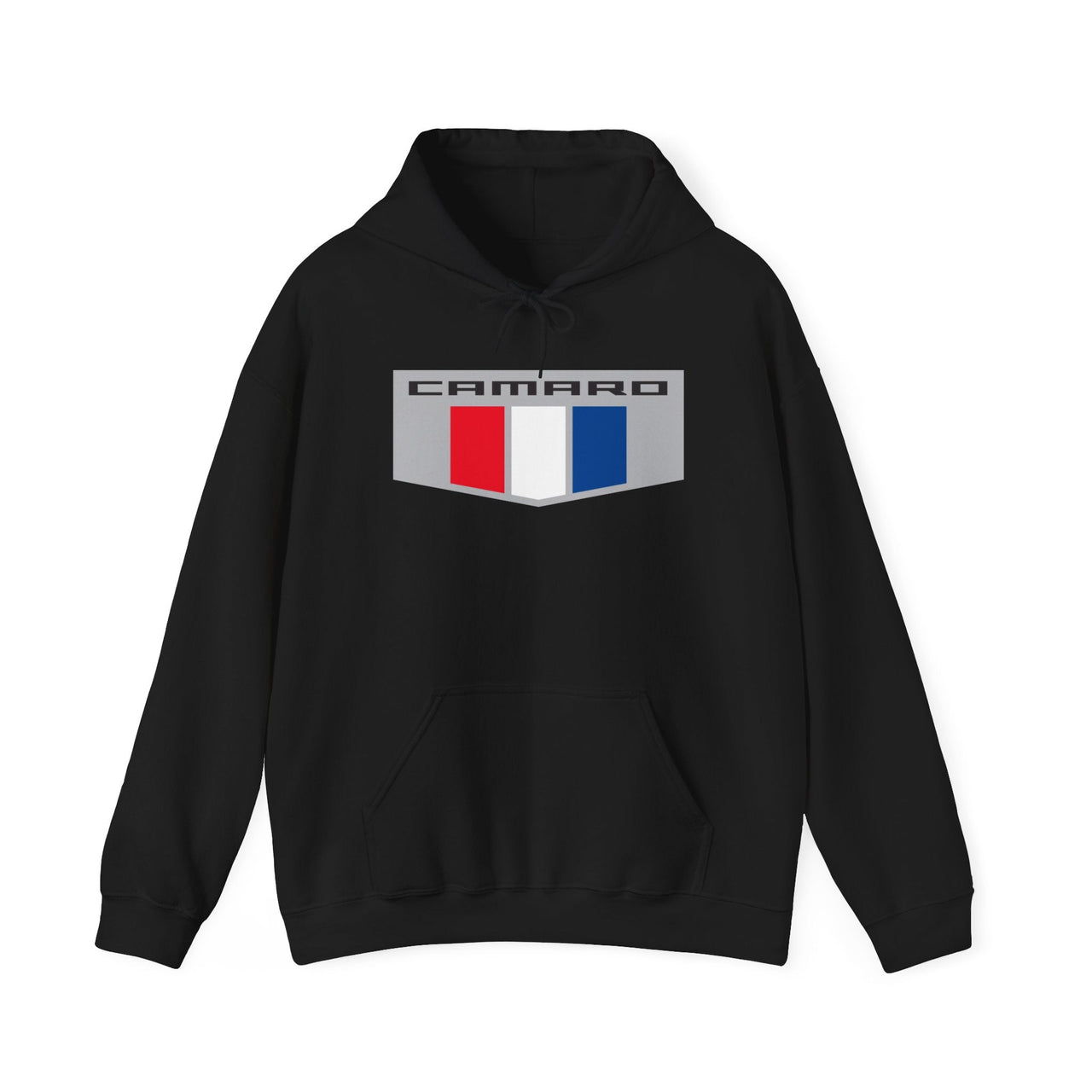 Camaro Tri Color Racing Flag Logo Unisex Fleece Hoodie