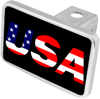 USA Stars & Stripes Hitch Plug XL