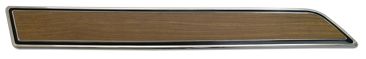 1976-1976 Corvette Door Panel Insert Plate W/W/Teak Insert LH - CA-9000-Corvette-Store-Online