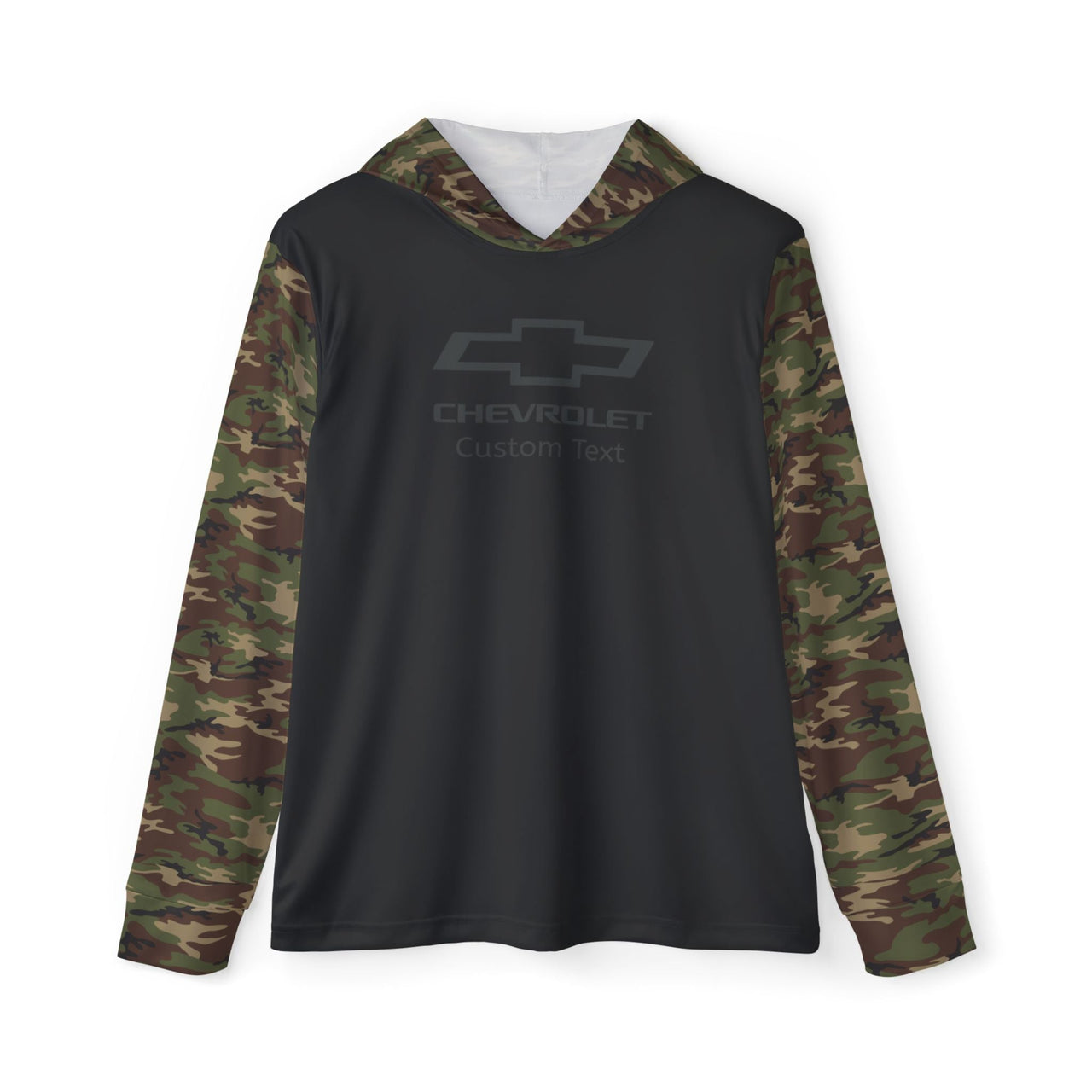 Personalized GM Chevrolet Bowtie Men's Basic Camo Sports Warmup Hoodie