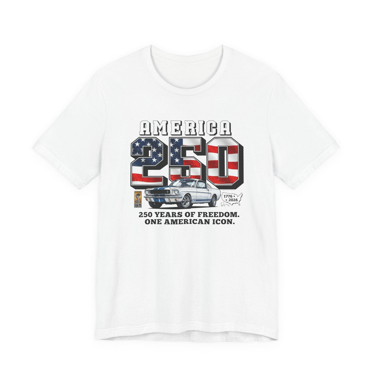Shelby America 250 "Years of Freedom" Premium GT350 Short-Sleeve Tee
