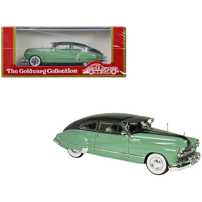 1948 Buick Roadmaster Coupe Allendale Green and Dark Green Metallic Limited Edition to 220 pieces Worldwide 1/43 Model Car by Goldvarg Collection