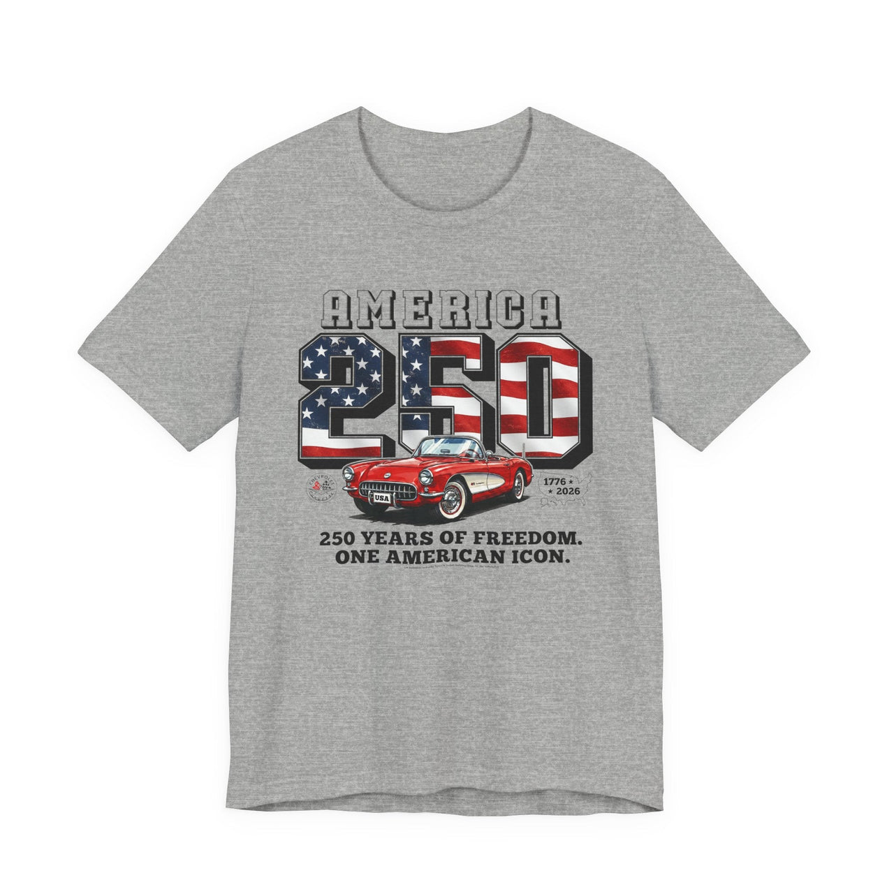 Corvette America 250 "One American Icon" Premium C1 Short-Sleeve Tee