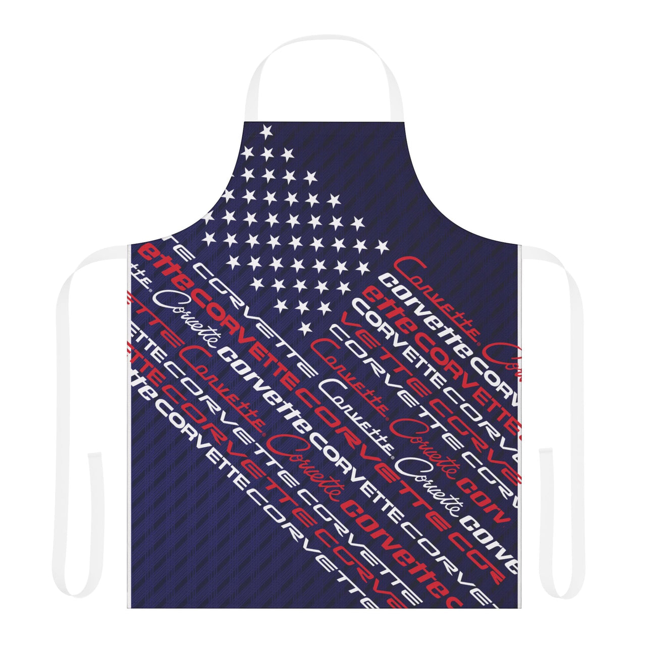 Corvette Generations USA Flag Polyester Canvas Apron