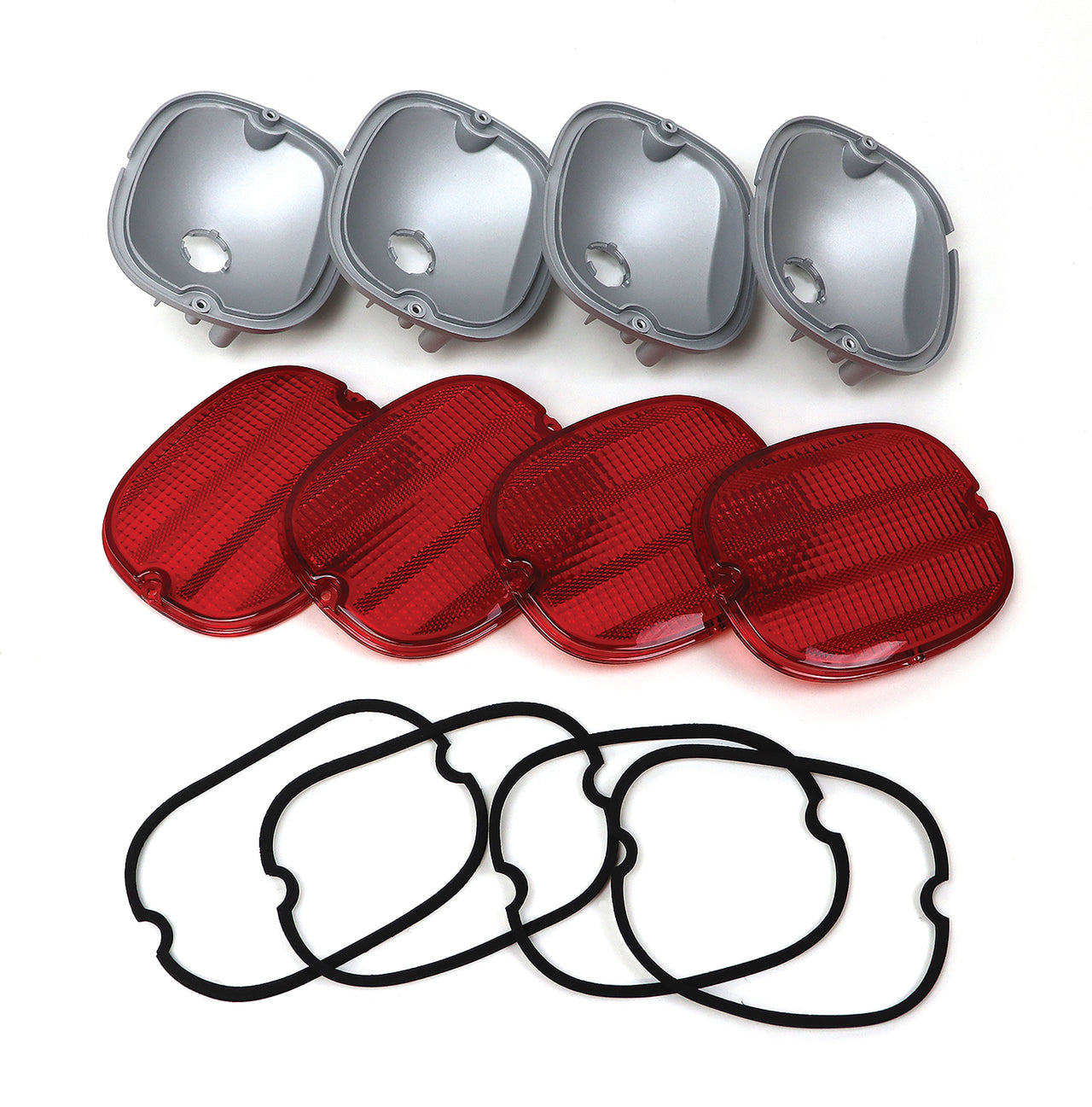 1991-1996 Corvette Tail Light Replacement Set, Lenses & Housings W/Gaskets - 12pc - CA-9698-Corvette-Store-Online