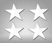 Small Star Emblems 4Pc | Stainless Steel, Choose Finish-ACC-172025-corvette-store-online