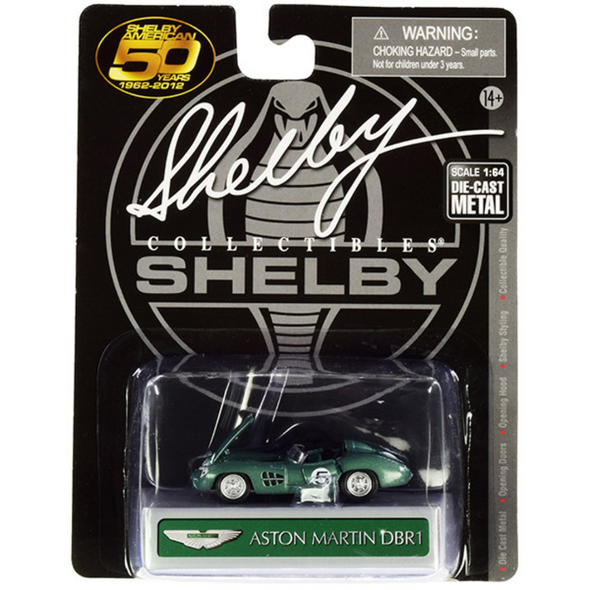 Aston Martin DBR1 #5 1/64 Diecast Model Car by Shelby Collectibles
