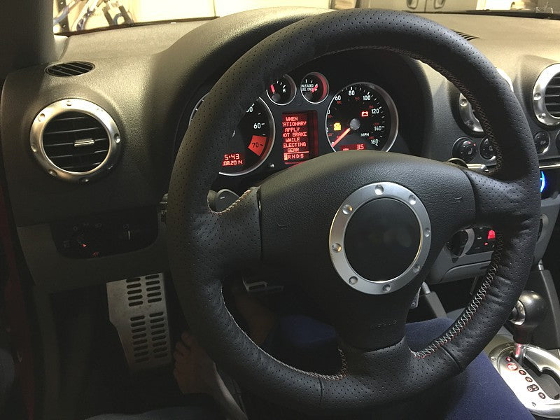 1997-04 Audi A6 steering wheel cover - 3-spoke