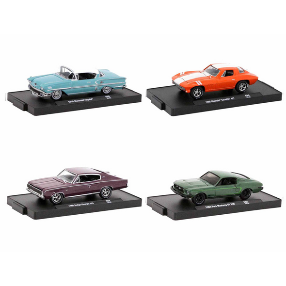 "Auto-Drivers" Set of 4 Limited Edition Release 98 Diecast Model Car by M2 Machines