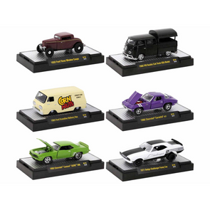 auto-thentics-6-piece-set-release-78-limited-edition-1-64-diecast-model-cars-by-m2-machines