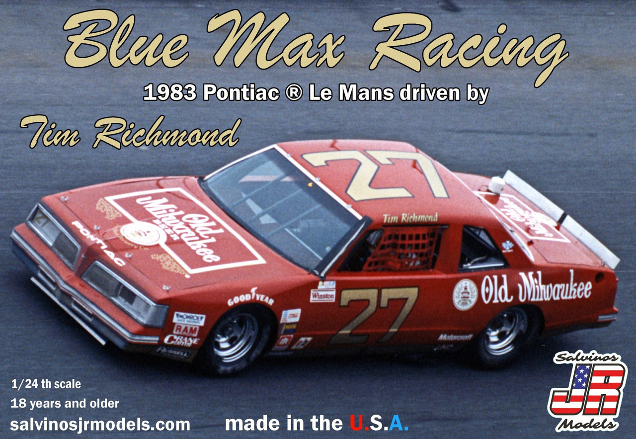 Blue Max Racing 1983 Pontiac LeMans driven by Tim Richmond Model Car