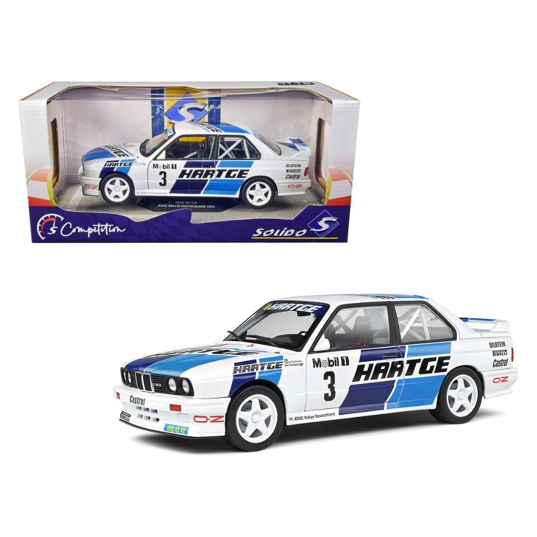 bmw-e30-m3-gr-a-3-ingvar-carlsson-per-carlsson-adac-rallye-deutchland-1990-competition-series-1-18-diecast-model-car-by-solido