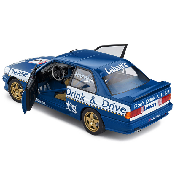 bmw-e30-m3-4-tim-harvey-labbatts-btcc-british-touring-car-championship-1991-competition-series-1-18-diecast-model-car-by-solido