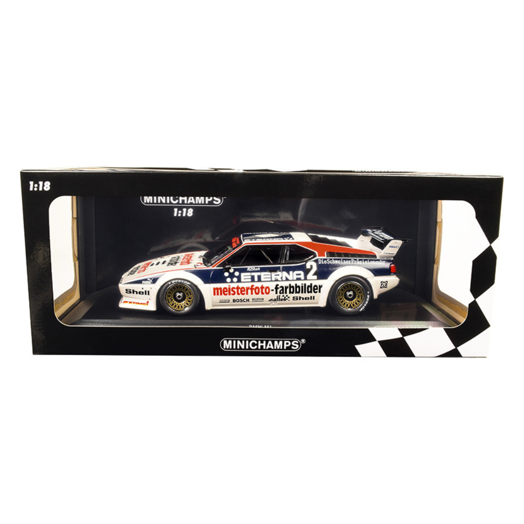 bmw-m1-2-hans-joachim-stuck-schnitzer-eterna-meisterphoto-team-winner-deutsche-automobil-rennsport-trophae-zolder-1982-limited-edition-to-300-pieces-worldwide-1-18-diecast-model-car-by-minichamps