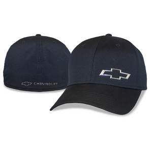 Black Performance Fabric Sonic Weld Chevrolet Hat / Cap