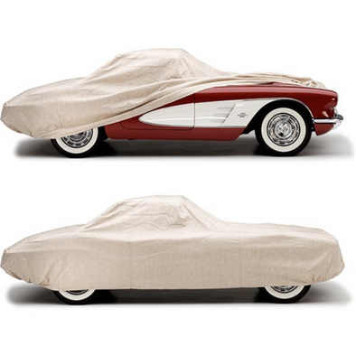 C1 Corvette Custom Tan Flannel Indoor Car Cover (1953-1962)