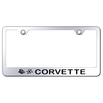 c3-corvette-license-plate-frame-mirrored-stainless-steel