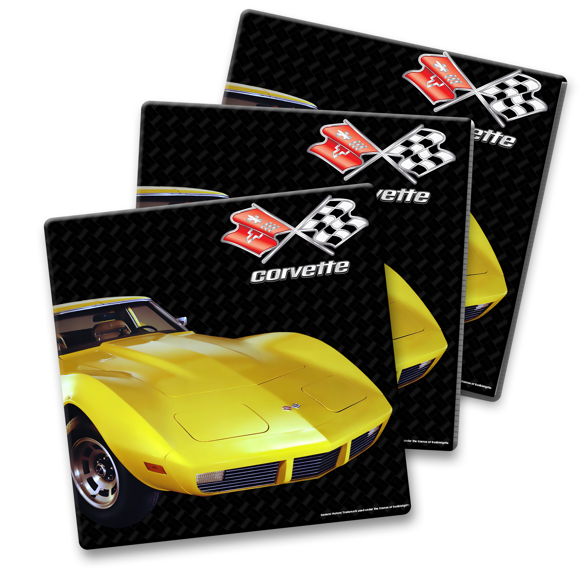 c3-corvette-ceramic-4x4-inch-coaster-gold-made-in-the-usa