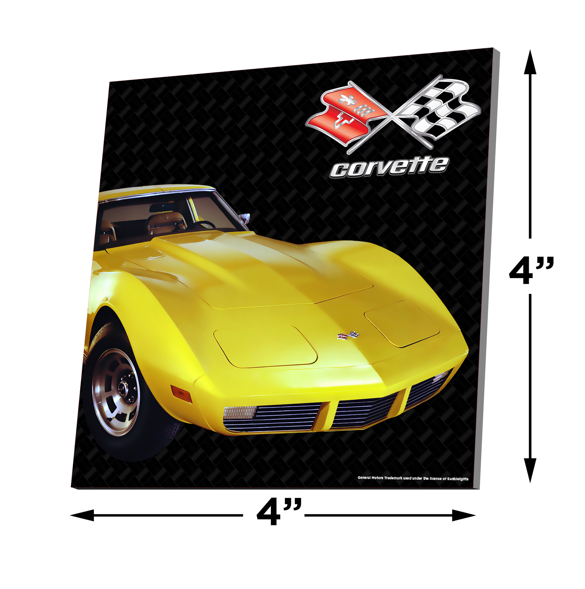 c3-corvette-ceramic-4x4-inch-coaster-gold-made-in-the-usa