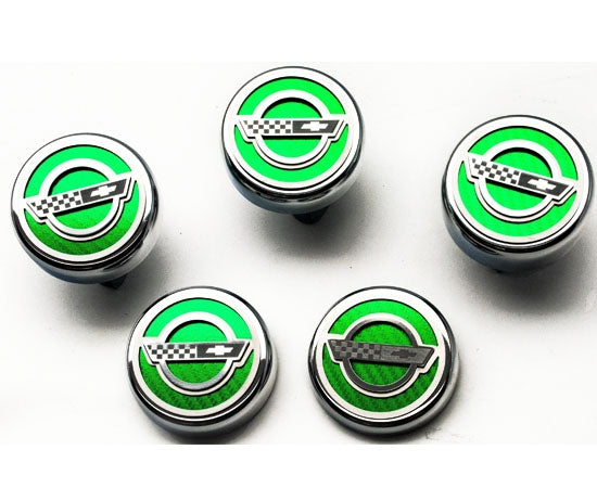 C4 Corvette Fluid Cap Cover (Automatic) 5Pc Set