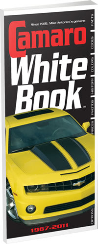 1967-2011 Chevrolet Camaro White Book - CA