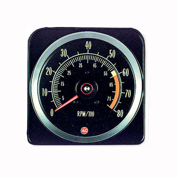 1969-1969 Chevrolet Camaro In-Dash Tach Z-28 8000/6000 Redline - CA