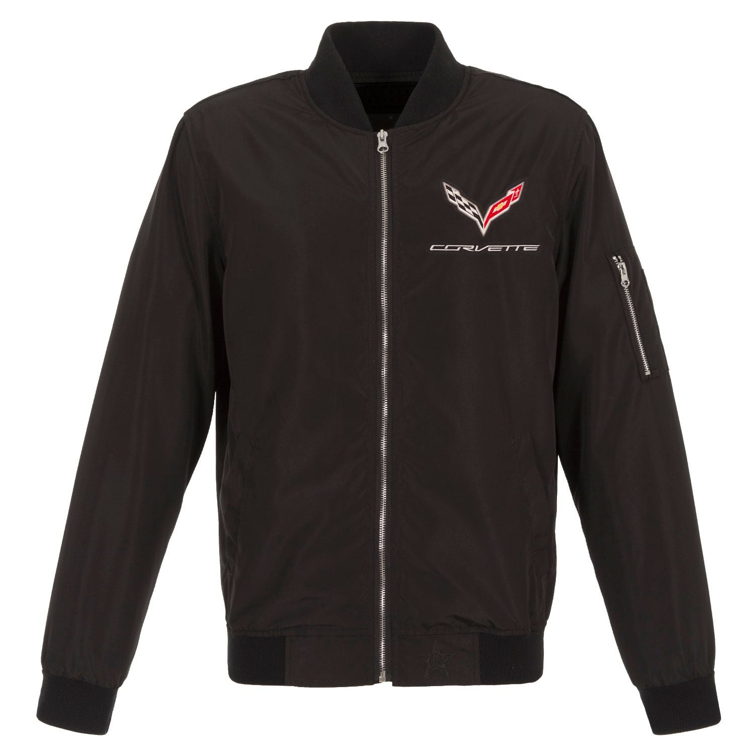 c7-corvette-black-nylon-bomber-jacket